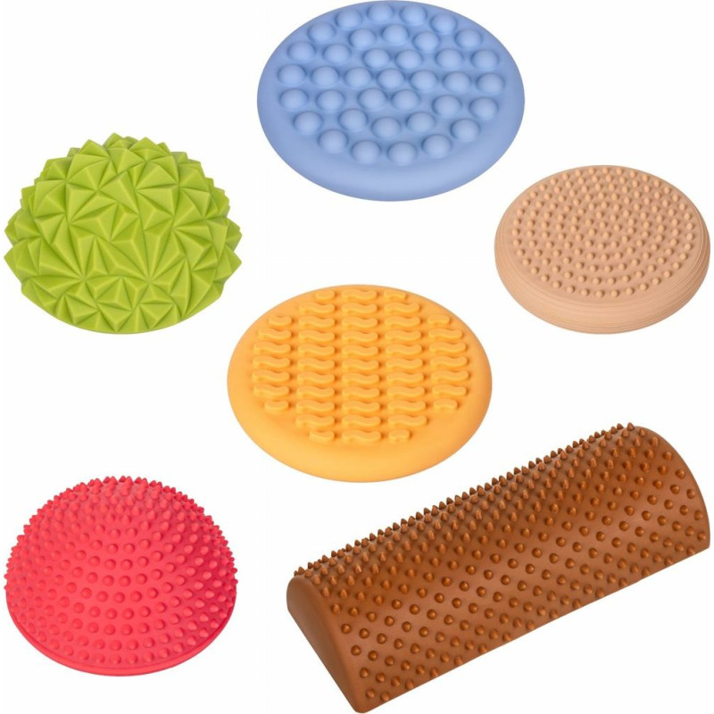 Tullo Fizjo sensory path, pastel, 6 pcs