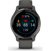 Garmin Venu 2S 2.79 cm (1.1") AMOLED 40 mm Digital 360 x 360 pixels Touchscreen Graphite Wi-Fi GPS (satellite)
