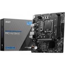 MSI Motherboard PRO H610M-E s1700 2DDR5 HDMI M.2 mATX