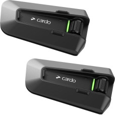 Cardo PT200101 motorcycle intercom 2 channels 1600 m Black