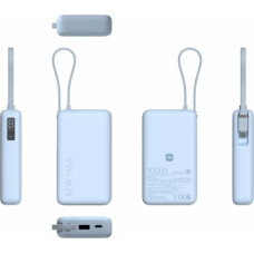 Xiaomi PowerBank 10000 (Integrated Cable) 67W Ice Blue