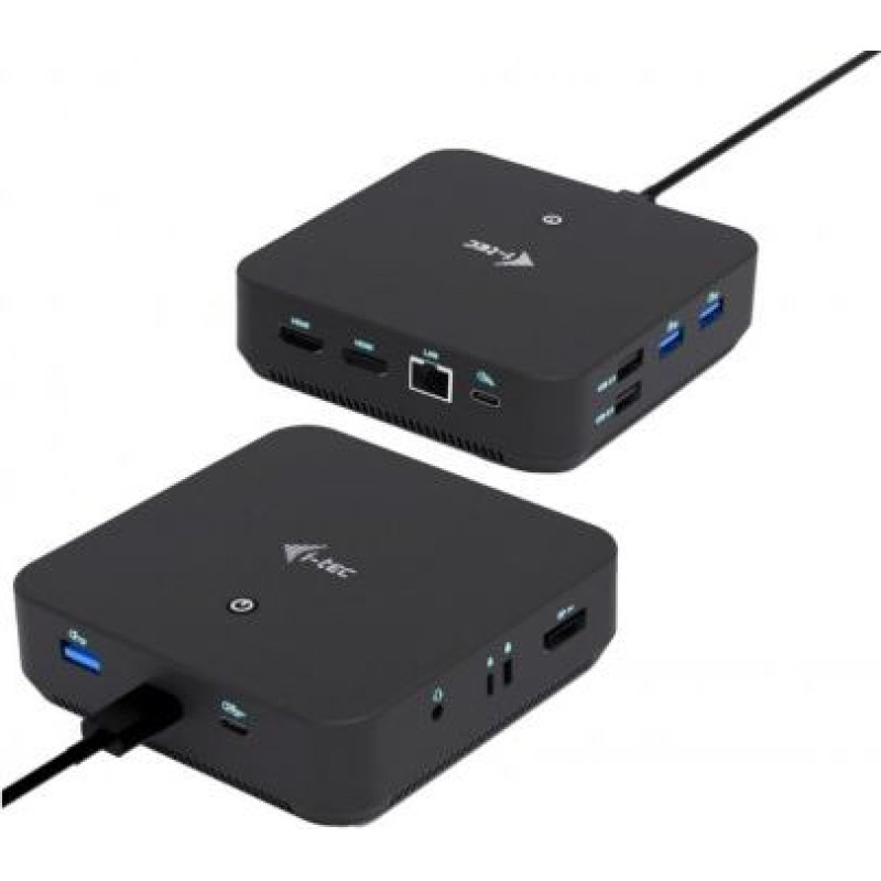 I-Tec USB-C DP Dual HDMI Docking Station with Power Delivery 100 W