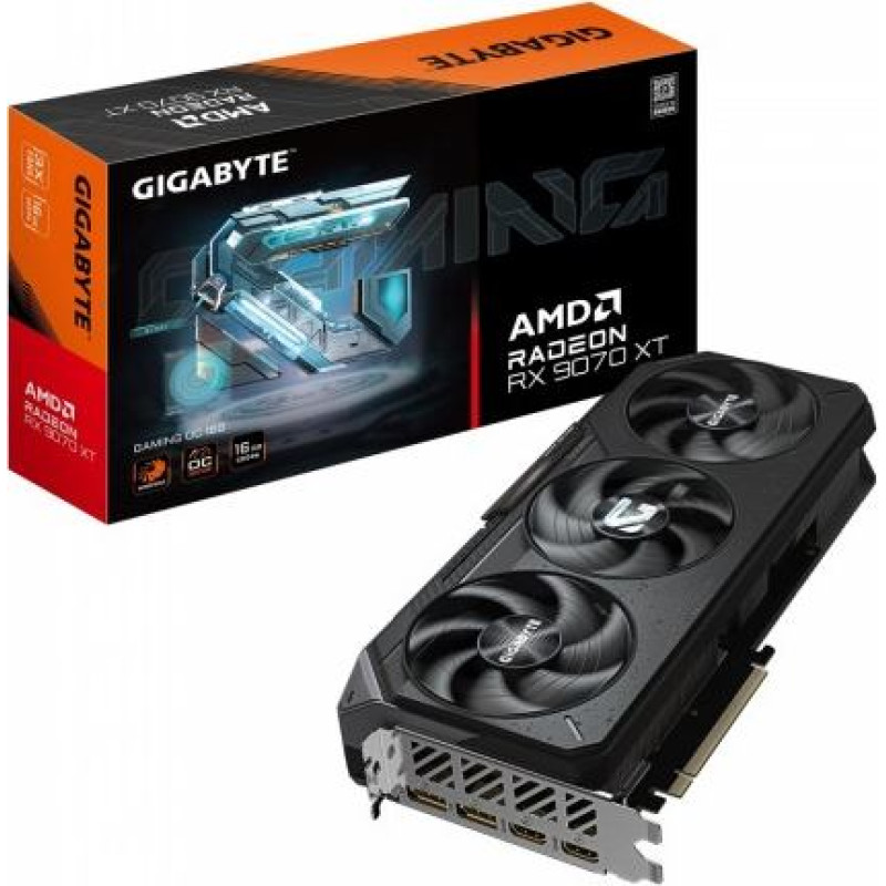 Gigabyte Graphics card Radeon RX 9070 XT GAMING OC 16GB GDDR6 256bit 2DP/2HDMI