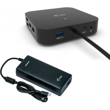 I-Tec USB-C Dual Display Docking Station Power Delivery 100 W + Universal Charger 112 W