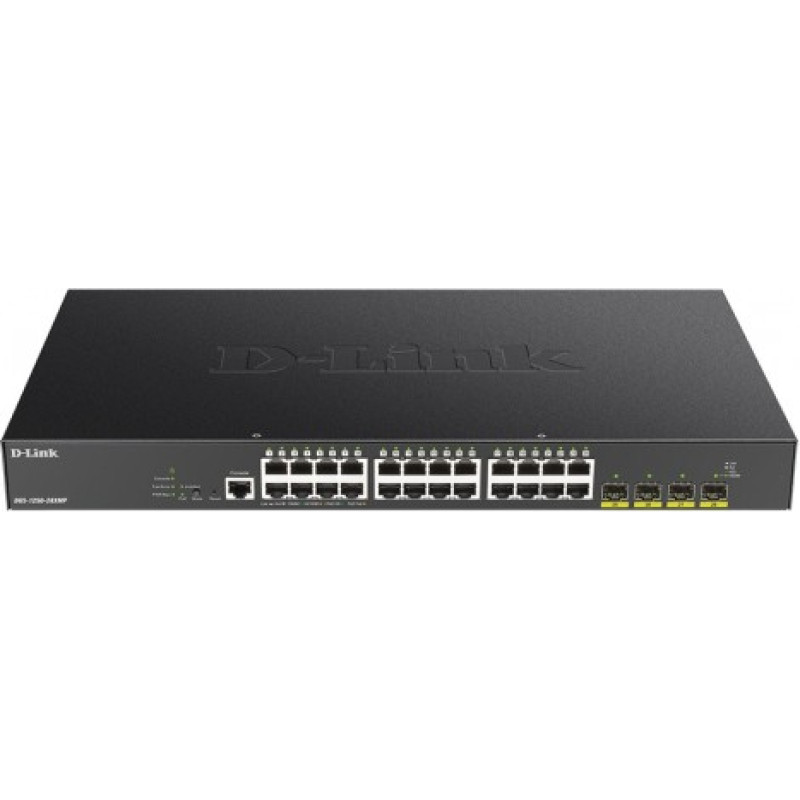 D-Link Switch DGS-1250-28XMP 24GE PoE+ 4SFP+