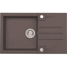 Alveus Granite sink ROCK 130-03 + siphon + waste pipe, brown, 4203003