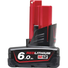 Milwaukee Battery M12 B6, 6.0 Ah, 4932451395
