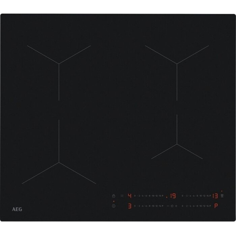 AEG Built-in induction hob SaphirMatt SE, Hob2Hood, TO64IA0AIT, 58 cm