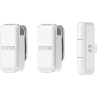 Rode R&Oslash;DE Wireless Micro - 2-channel digital wireless system, Lightning, white