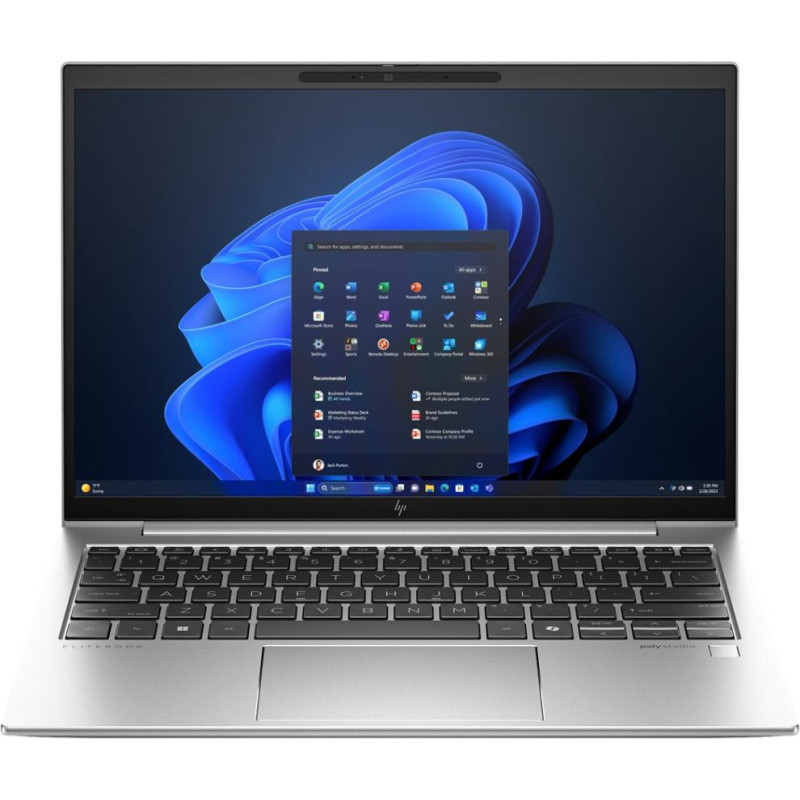 Hewlett-Packard HP EliteBook 830 13 inch G11 Notebook PC Intel Core Ultra 5 125U Laptop 33.8 cm (13.3") WUXGA 16 GB LPDDR5x-SDRAM 512 GB SSD Wi-Fi 6E (802.11ax) Windows 11 Pro Silver