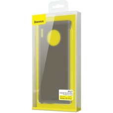 Baseus Huawei Mate 30 Pro case Jelly Liquid Silica Gel Transparent Black (WIHWMATE30P-GD01)