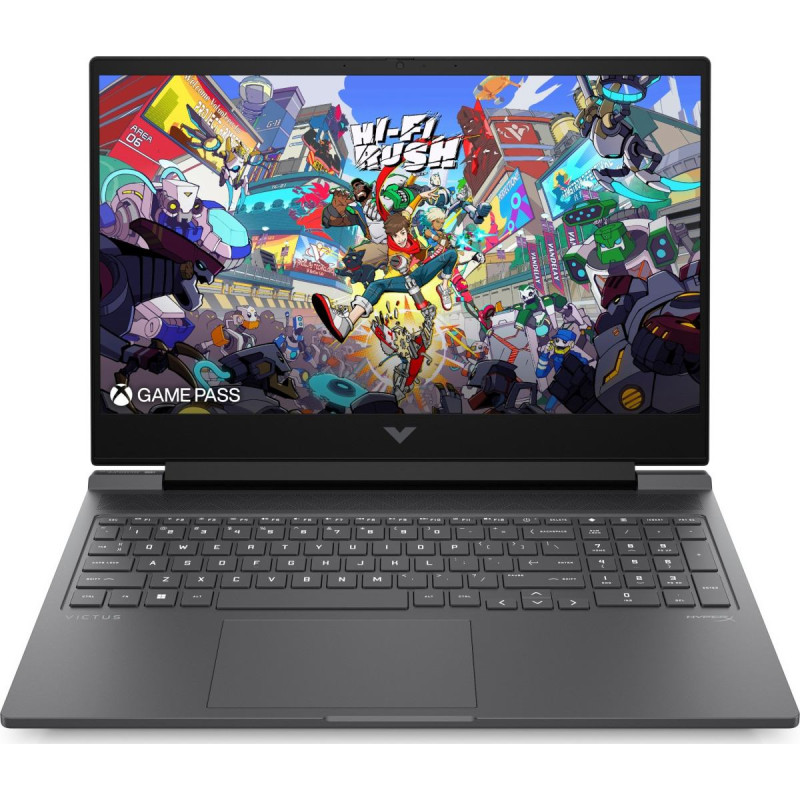 HP Laptop HP Victus Gaming 16-s1722nw AMD Ryzen&trade; 7 8845HS Laptop 40,9 cm (16.1'') Full HD 16 GB DDR5-SDRAM 512 GB SSD NVIDIA GeForce RTX 4070 Wi-Fi 6 (802.11ax) Windows 11 Home Czarny