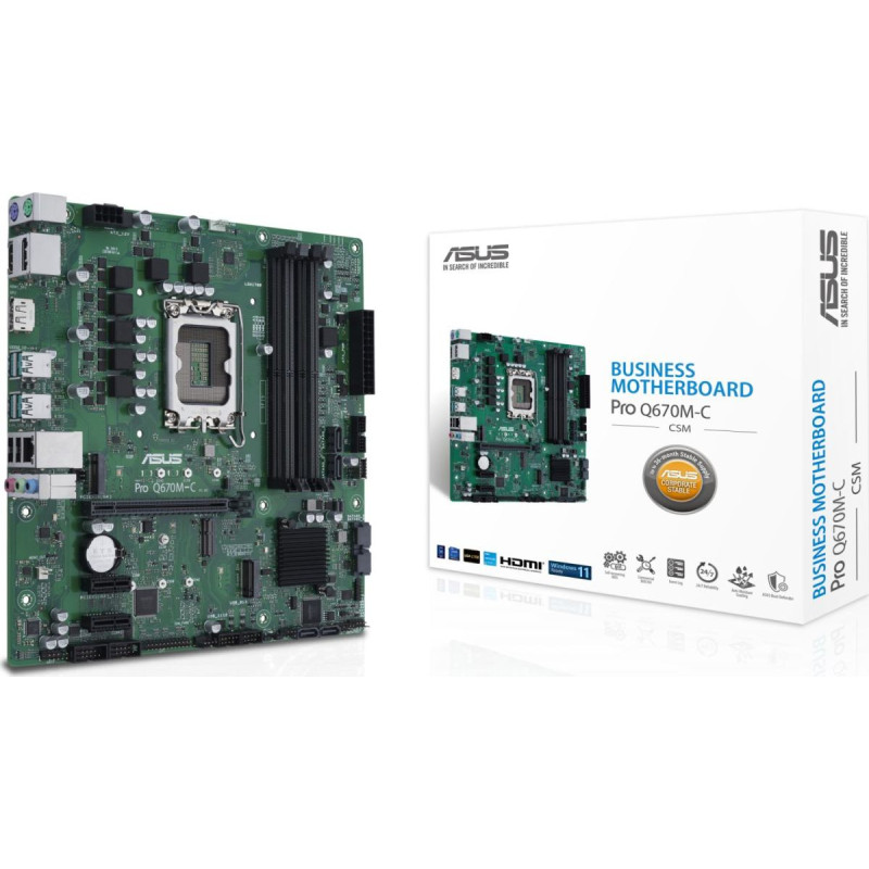 Asus Płyta gł&oacute;wna Asus Pro Q670M-C-CSM
