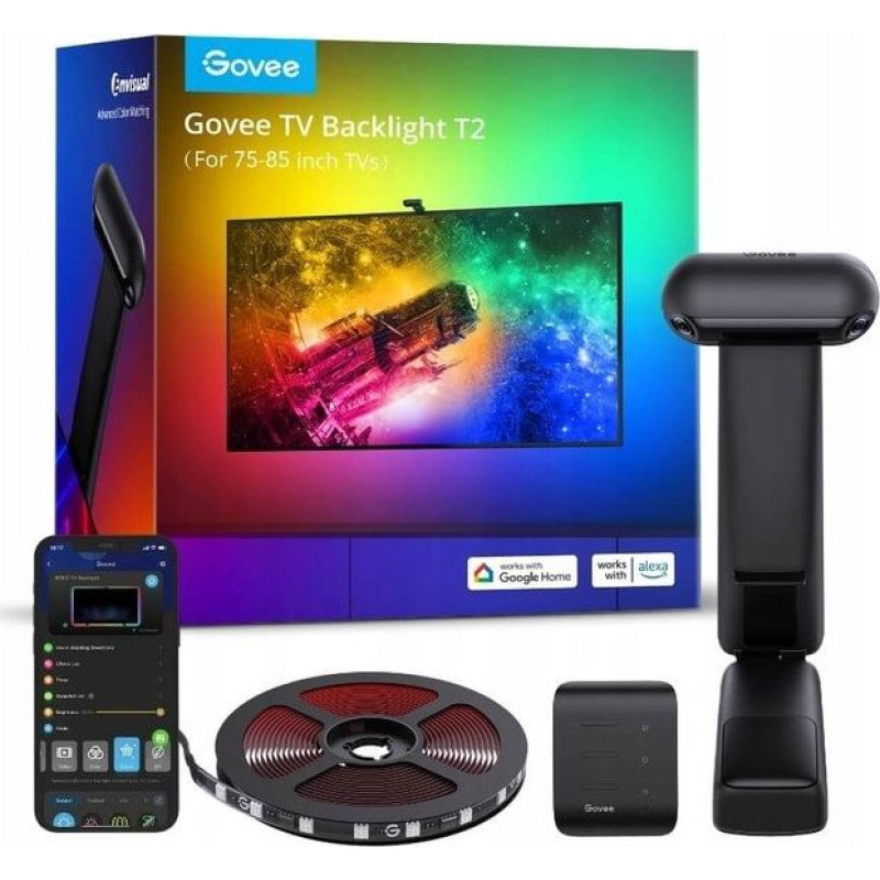 Govee H605C LED TAPE FOR TV 75-85 INCHES, RGBIC, WI-FI+BLUETOOTH
