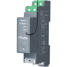 Shelly Qubino Pro 2 DIN rail Relay, 2-channel, Z-Wave