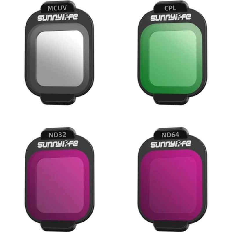 Sunnylife Filtry MCUV, CPL, ND32, ND64 Sunnylife do DJI Flip
