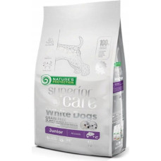 Nature's Protection Superior Care White Dogs Grain Free Junior Salmon - dry food for puppies - 10 kg