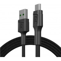 Green Cell KABGC20 USB cable USB 2.0 1.2 m USB A Micro-USB B Black