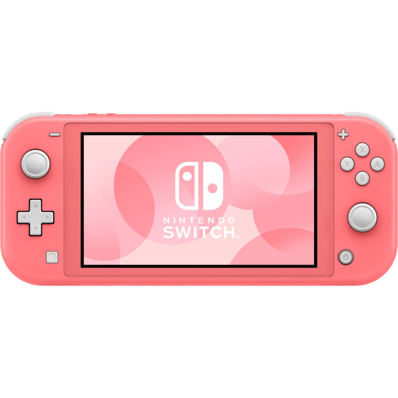 Nintendo Switch Lite, Coral + Animal Crossing + NSO 12 Month Subscription