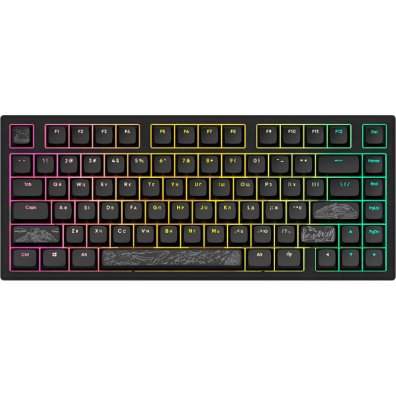 Dark Project ALU81A Terra Nostra Black, G3MS Moonstone Switch, RU