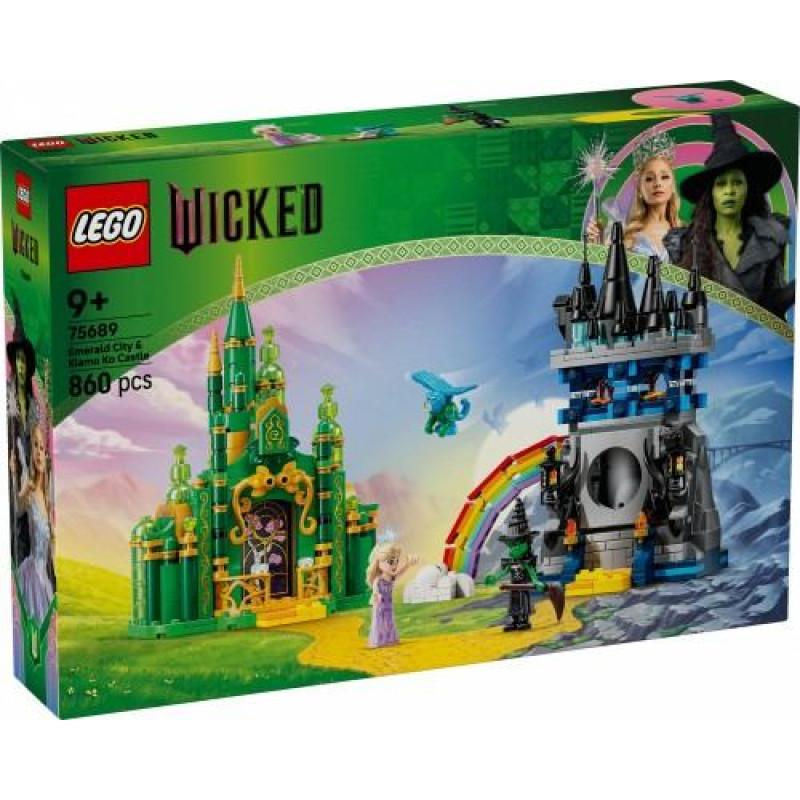 Lego Klocki Wicked 75689 Emerald City i Kiamo Ko Castle