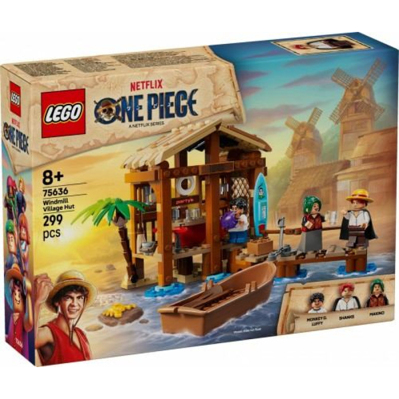 Lego Bricks One Piece 75636 Windmill Village Hut