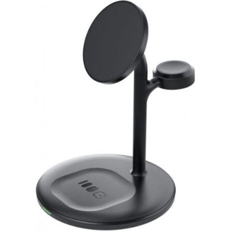 Green Cell MagScape 3-in-1 MagSafe Magnetic Wireless Charger Black