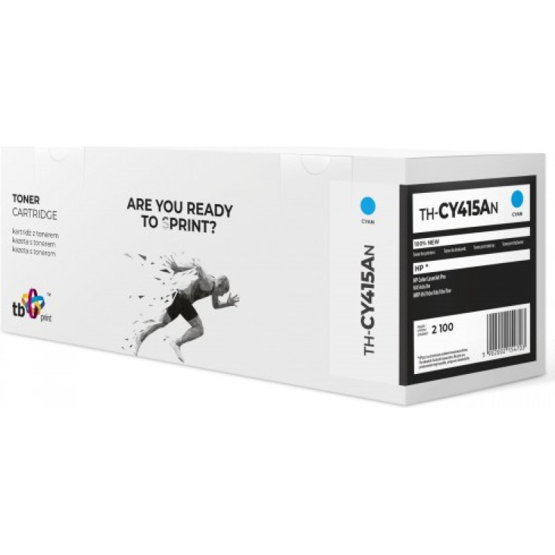 Tb Print Toner for HP Color LJ Pro W2031A TH-CY415AN 100% new cyan
