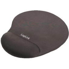Logilink Mousepad with GEL Wrist Rest Support black