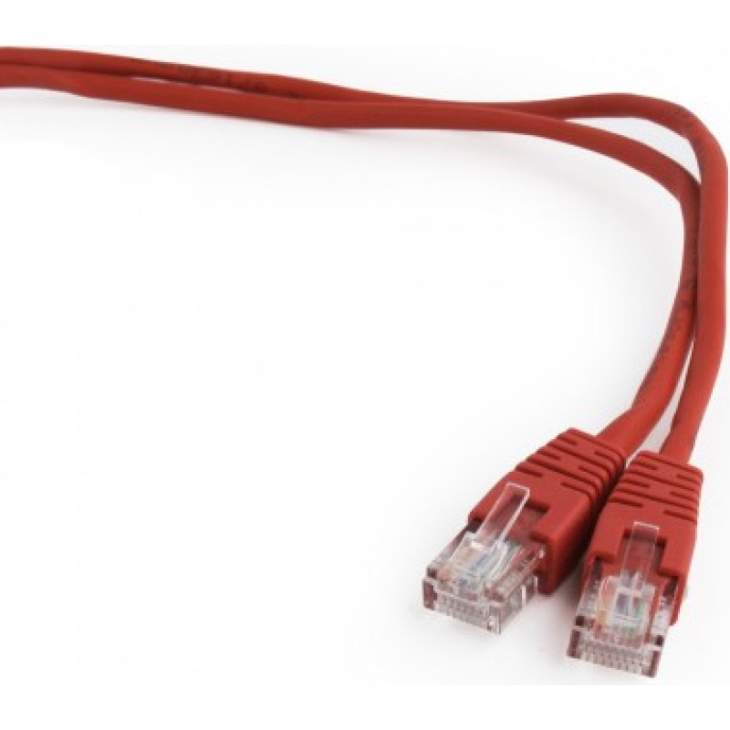 Gembird Patch cord category 5e flooded shell 0.5M red