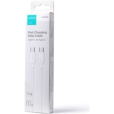 Joyroom Type-C - Type-C Cable 60W, 480Mb/s, 1m, White (S-CC60A9)
