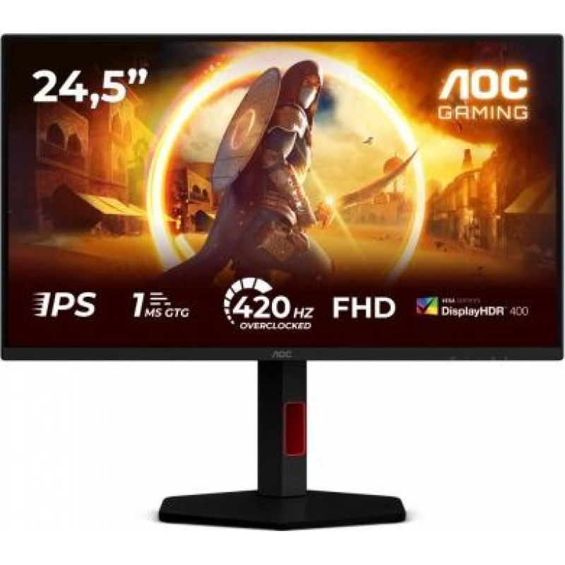 AOC Monitor 25G4KUR 24.5 cala IPS 420Hz HDMIx2 DP Pivot