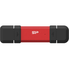 Silicon Power DS72 USB flash drive 500 GB USB Type-A / USB Type-C 3.2 Gen 2 (3.1 Gen 2) Red