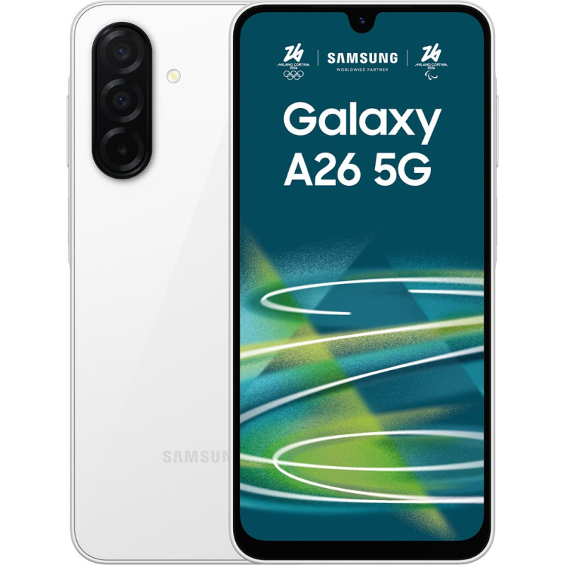 Samsung Galaxy A26 17 cm (6.7") Hybrid Dual SIM Android 15 5G USB Type-C 6 GB 128 GB 5000 mAh White