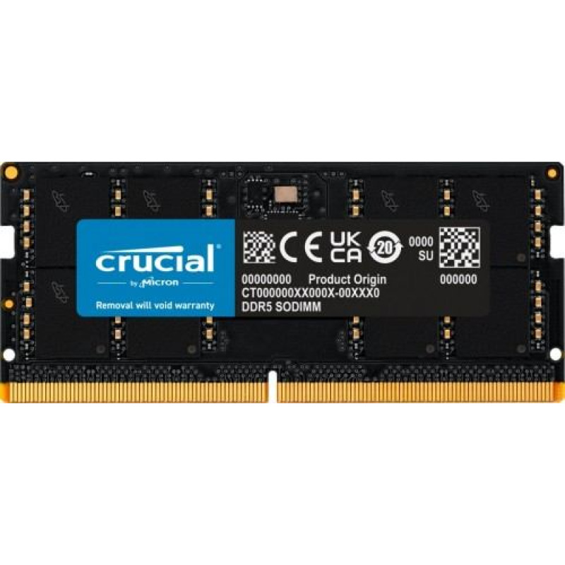 Crucial Notebook memory DDR5 SODIMM 64GB(1*64)/5600 CL46