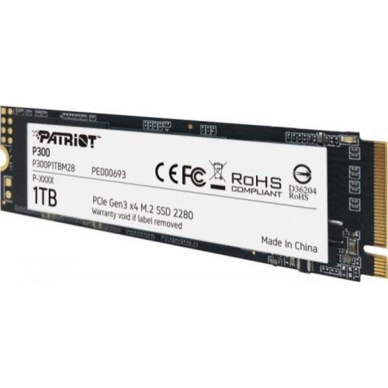 Patriot SSD P300 1TB M.2 PCIe Gen 3 x4 2100/1650