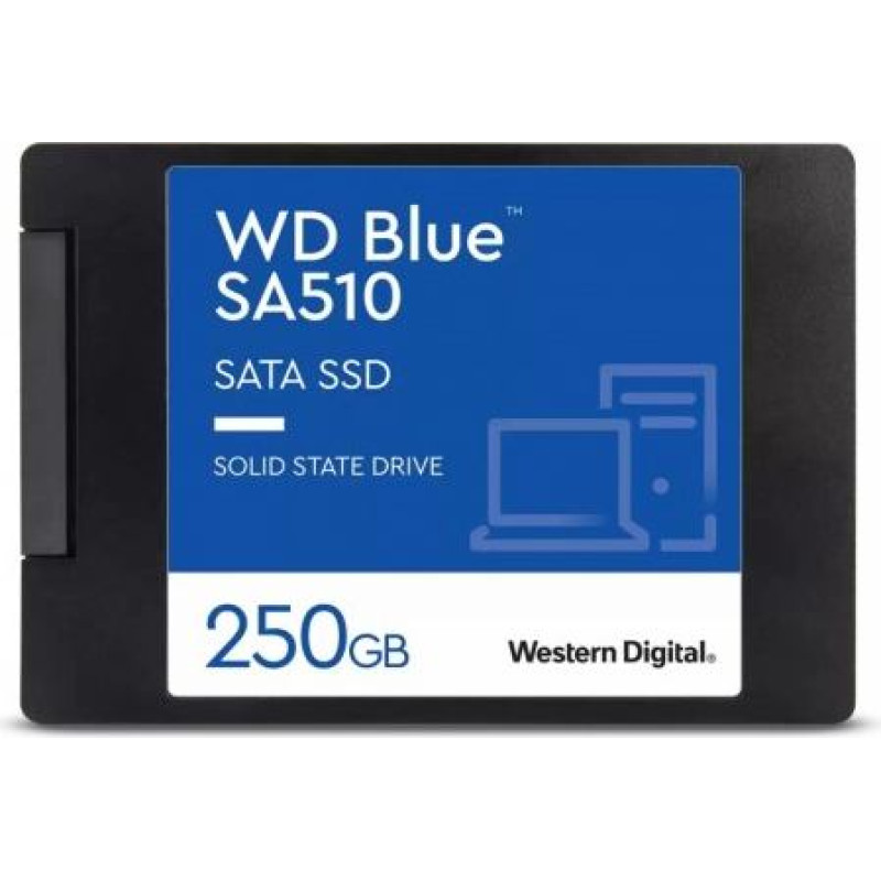 Western Digital Blue SSD drive 250GB SA510 2,5 inches WDS250G3B0A