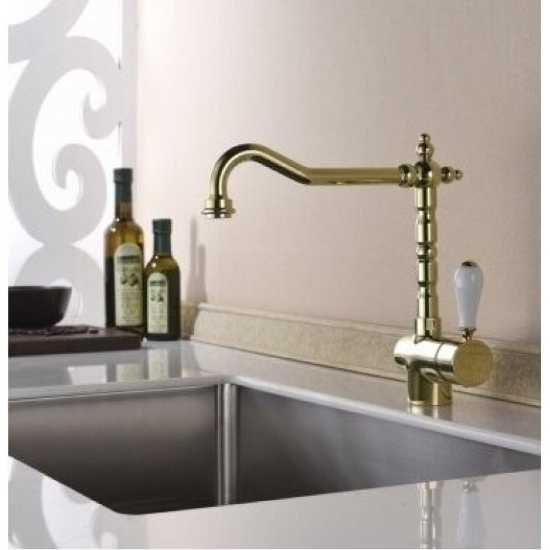 Bluewater Blue Water Sycylia kitchen mixer (Gold color)