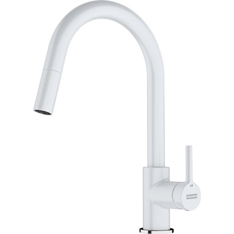 Franke Kitchen mixer tap, Lina, with pull-out hose, white, 115.0626.081
