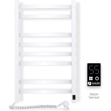 Navin Electric towel warmer Avalon 480*800 Sensor, left-hand version, white, 12-103153-4880.