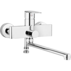 Deante Bathroom faucet Alpinia BGA 056M chrome, with long spout.
