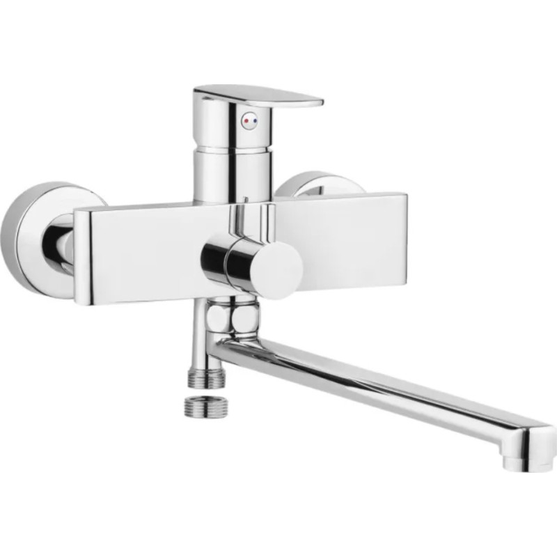 Deante Bathroom faucet Alpinia BGA 056M chrome, with long spout.