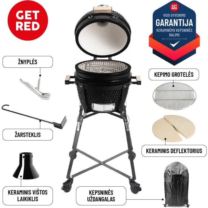 Get Red Grill 16 (40 cm)