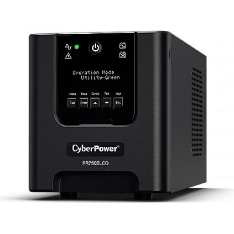 Cyberpower PR750ELCD uninterruptible power supply (UPS) Line-Interactive 0.75 kVA 675 W 6 AC outlet(s)