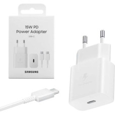 Samsung Travel Charger 15W EP-T1510X with Type-C to Type-C cable (1m) White EU (EP-T1510XWEGEU)