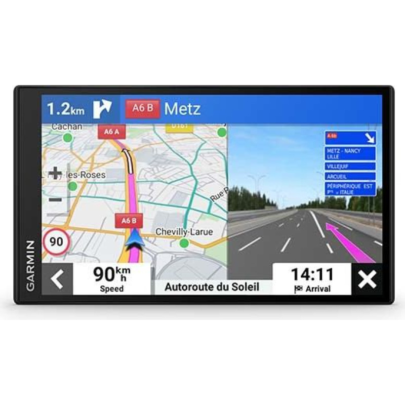 Garmin DriveSmart 76 navigator Fixed 17.8 cm (7") TFT Touchscreen 239.6 g Black