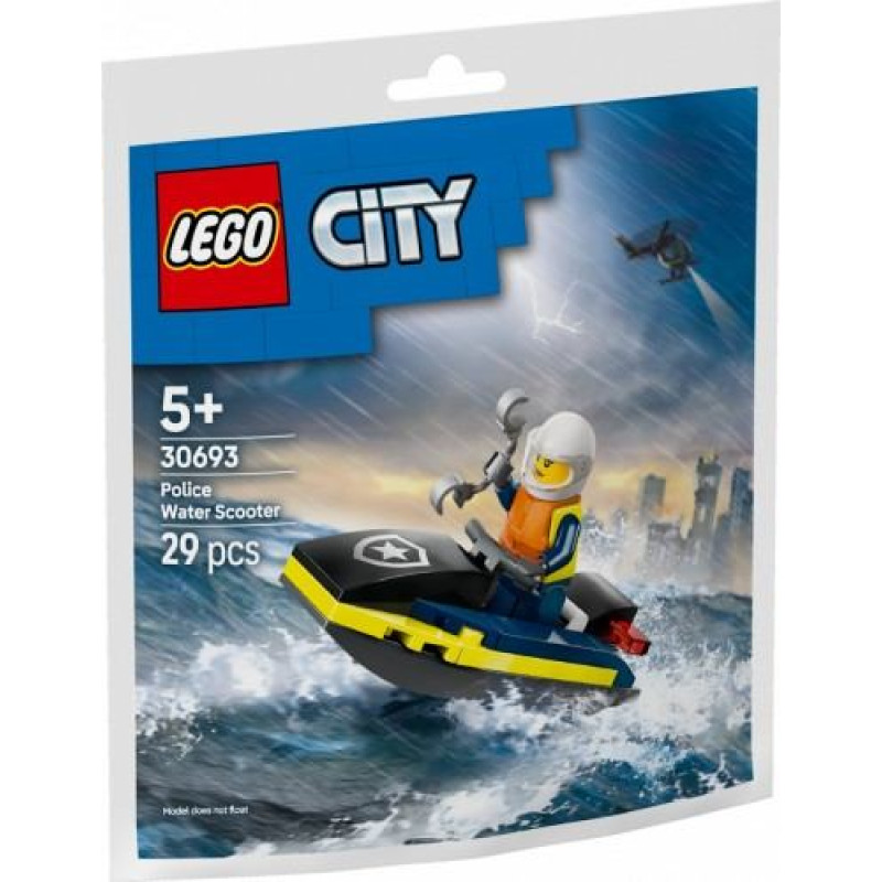 Lego Bricks City 30693 Police Water Scooter