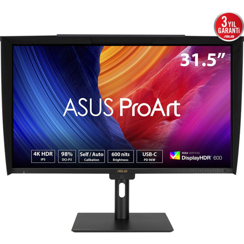 Asus ProArt PA32UCE monitori 80 cm (31.5") 3840 x 2160 pikseļi 4K Ultra HD LED Melns