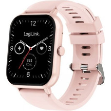 Logilink Smartwatch LCD, BT5.2 IP68, pink