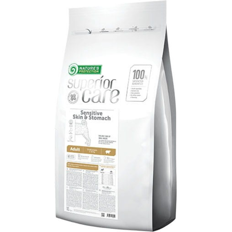 Nature's Protection Superior Care Skin & Stomach Adult Small Lamb - dry dog ​​food - 10 kg